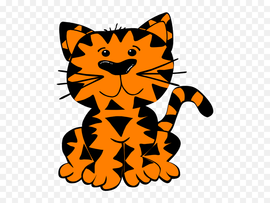 Tiger Clip Art At Vector Clip Art Free - Clipartix Orange Tiger Clipart Emoji,Tigger Emoji