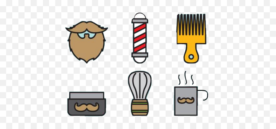 Barber Supplies Sticker Challenge On Picsart Emoji,Haircut Emoji