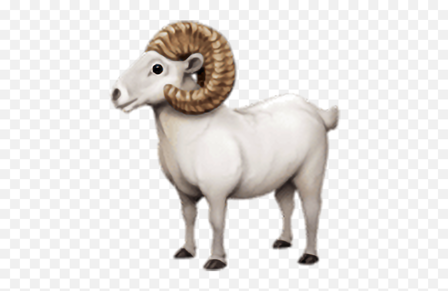 Upscaled Goat Emoji - Ram Emoji,Goat Emoji