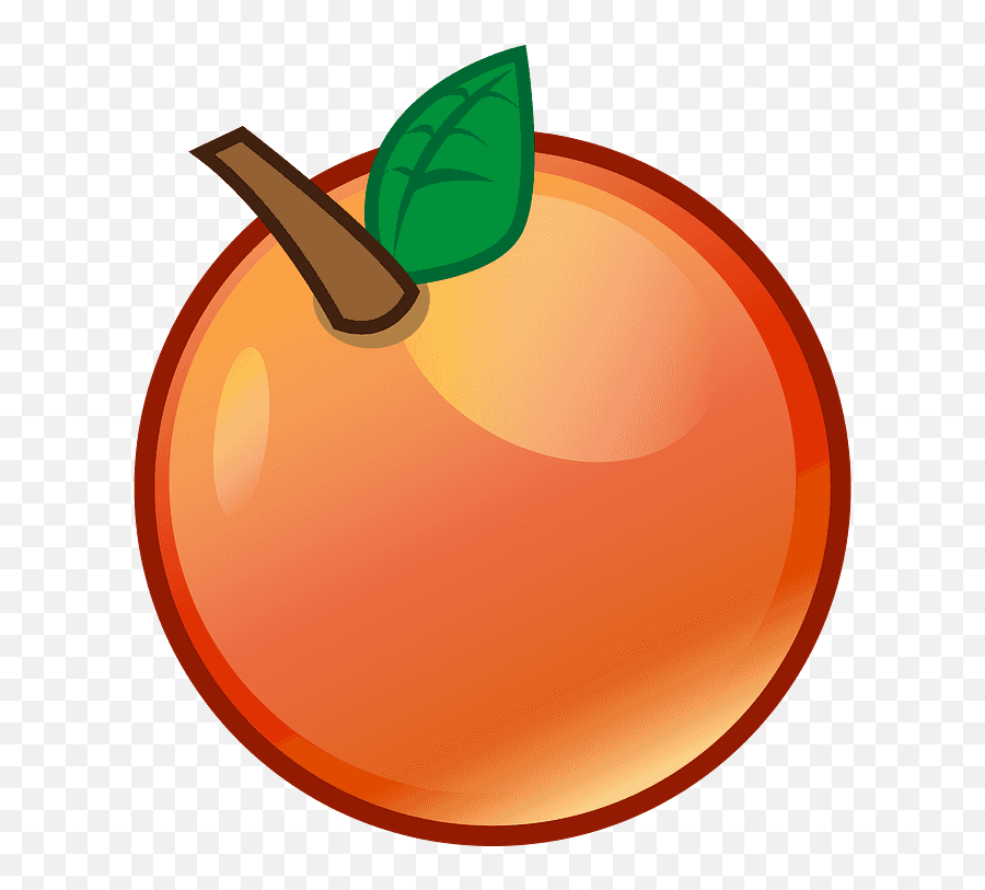 Tangerine Emoji Clipart - Portable Network Graphics,Tangerine Emoji