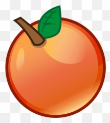 Tangerine Emoji Clipart - Portable Network Graphics,Tangerine Emoji