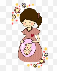 Gestante Gestante Desenhos Gravidas - Happy Emoji,Burping Emoji