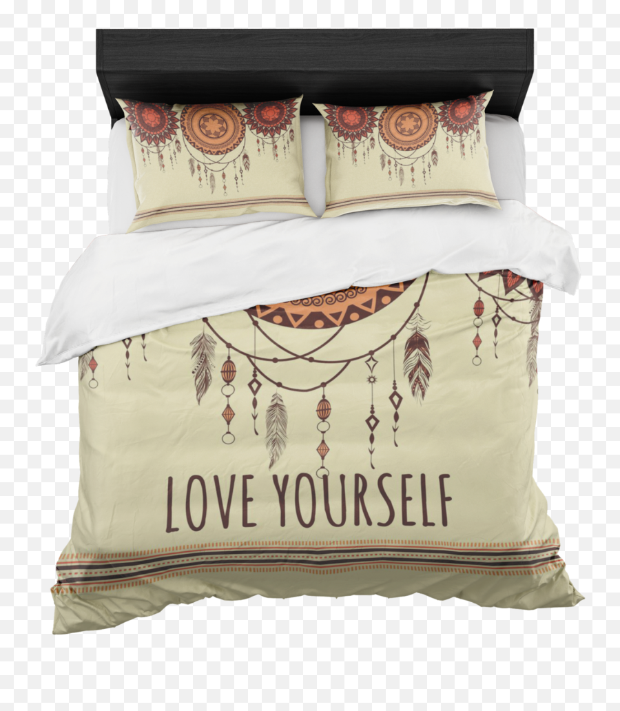 Love Yourself Self Love Quotes Bed Set - Queen Size Emoji,Emoji Bed Set Full