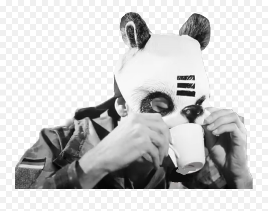 Cro Carlowaibel Tea Pandamask Sticker By Ugly Boi - Cup Emoji,Drinking Tea Emoji