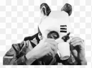 Cro Carlowaibel Tea Pandamask Sticker By Ugly Boi - Cup Emoji,Drinking Tea Emoji