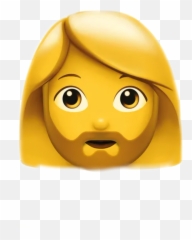 Discover Trending - Ios Emojis,Bearded Emoticon