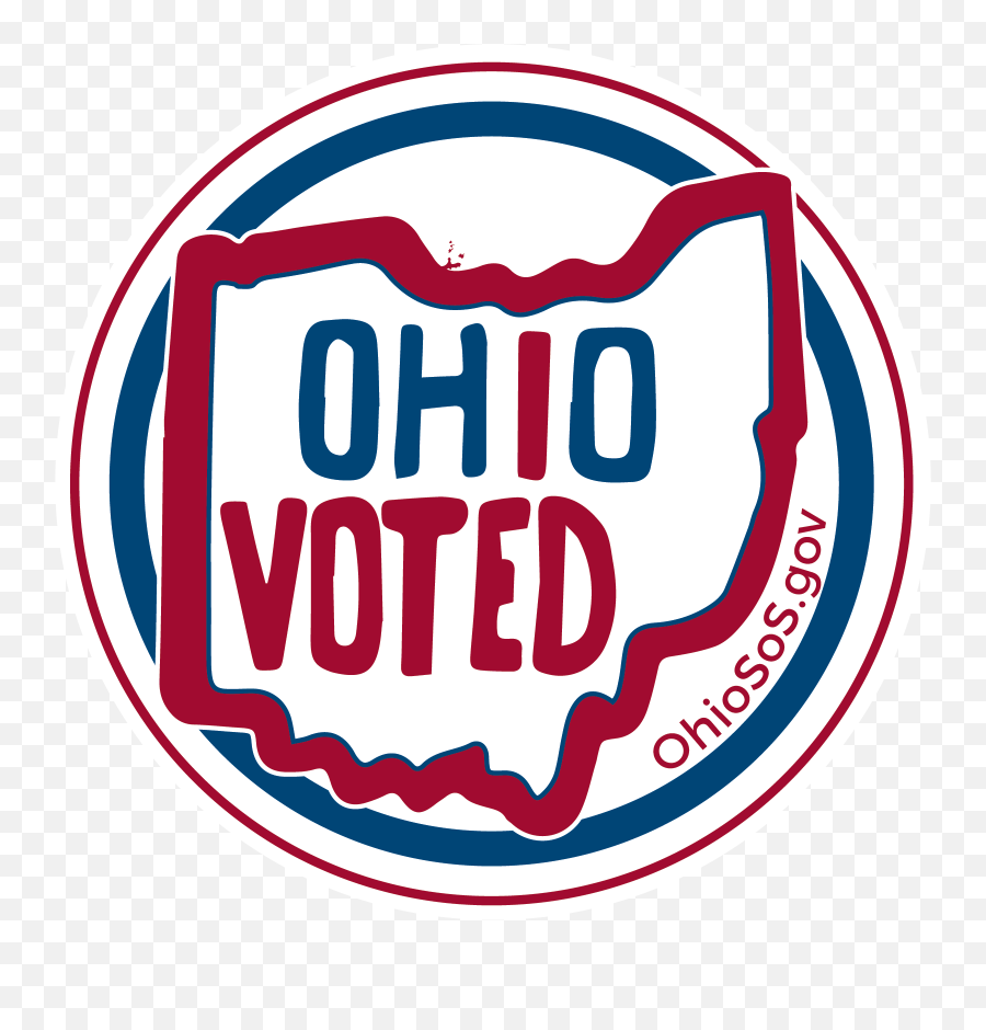 Wearing - Ohio Voting Sticker Emoji,Work Emotion Stickers