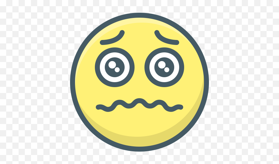Alarmed Emoji Face Sad Saddened - Alarmed Face Emoji,Sad Face Emoji