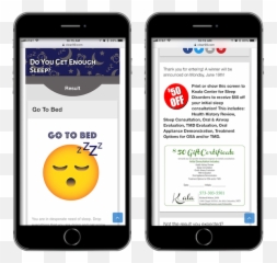 Quiz Identifies New Clients For Sleep Center Second Street Lab - Smart Device Emoji,Good Sleep Emoticon