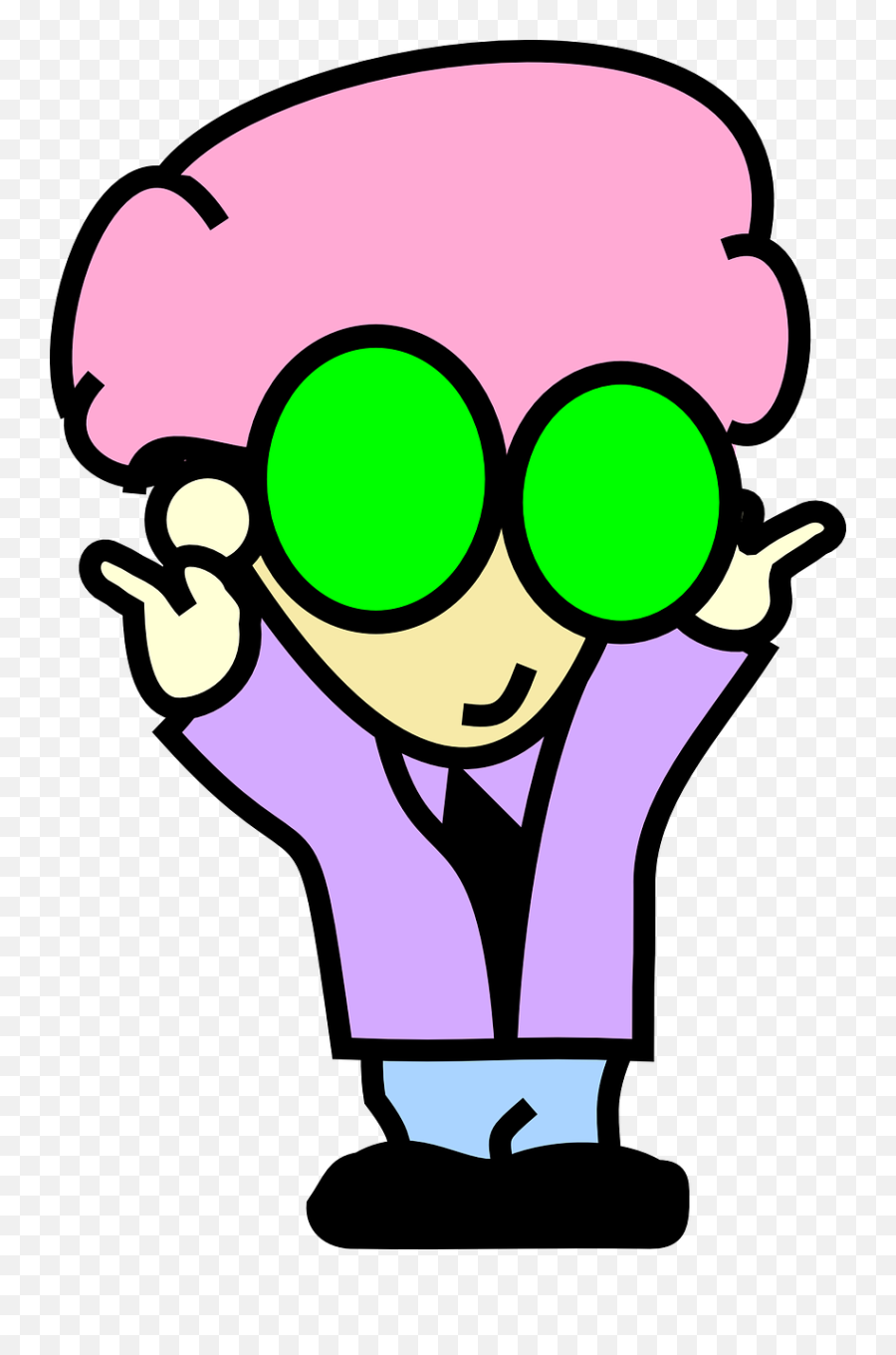 Nerdcartooncharactergeekglasses - Free Image From April Fool Images Sayri Emoji,Nerdy Glasses Emoji