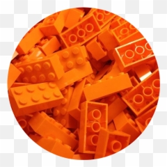 Orange Tumblr Aesthetic Lego Sticker - Orange Legos Emoji,Emoji Sets For Tumblr