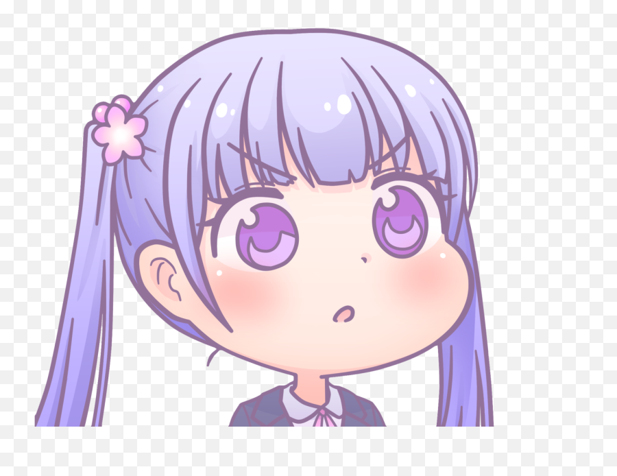 Suzukaze Aoba Anime Chibi Anime Kawaii Chibi - Aoba New Game Chibi Emoji,Porcupine Emoji