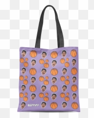Triple - Double Basketball Custom Face Bag U2013 Happify Socks Tote Bag Emoji,Mario Emoticon 1 Up