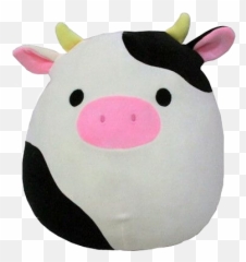 Cow Squishies Squishy Stuffie Sticker - Cow Squishmallow Emoji,Emoji Squishies