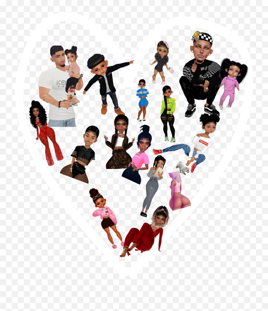 Imvu Me And My Fam Sticker - Sharing Emoji,How To Emoji On Imvu