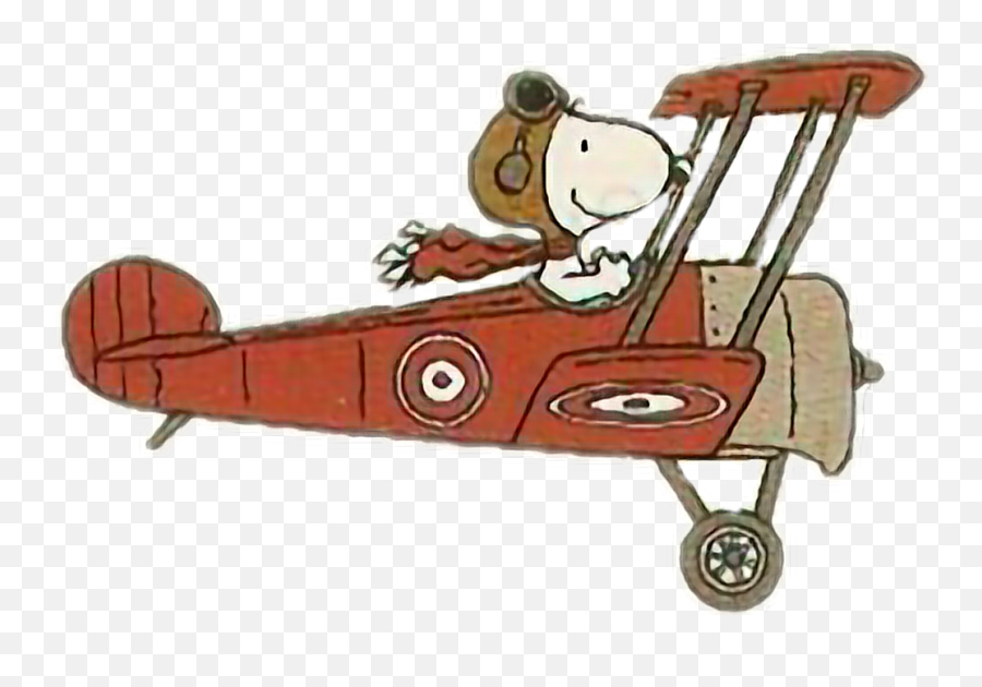 Sticker By Nrggiulia83 - Snoopy In Plane Vector Emoji,Emoji Aereo