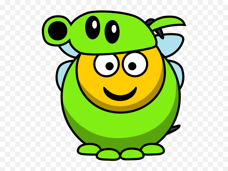 A Bee Who Is Pvz S Biggest Fan Clip Art At Clkercom - Cartoon Animal Bee Clipart Emoji,Thanksgiving Emoticon Code