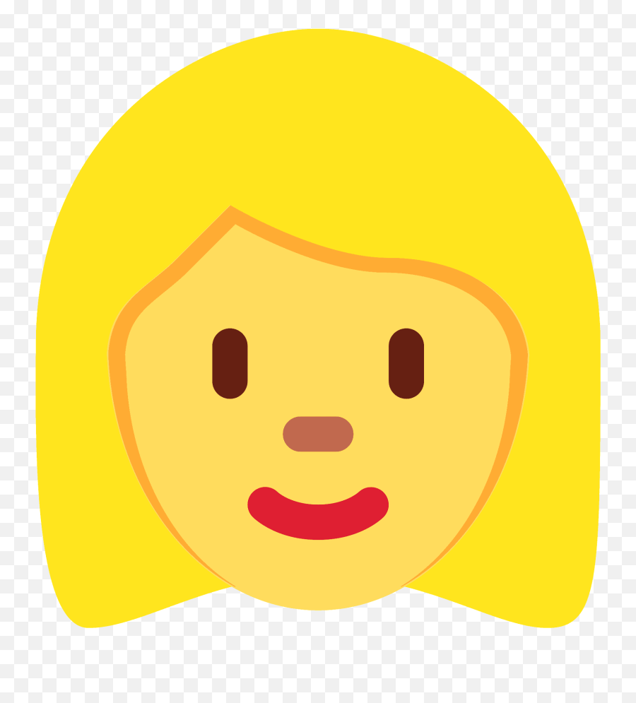 Blond Hair Emoji Clipart - Emoji De Niña Rubia,Images Of Blond Haired Caucasian Female Emojis