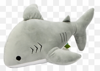 China Grey Plush Shark China Grey - Great White Shark Emoji,How To Make A Shark Emoji