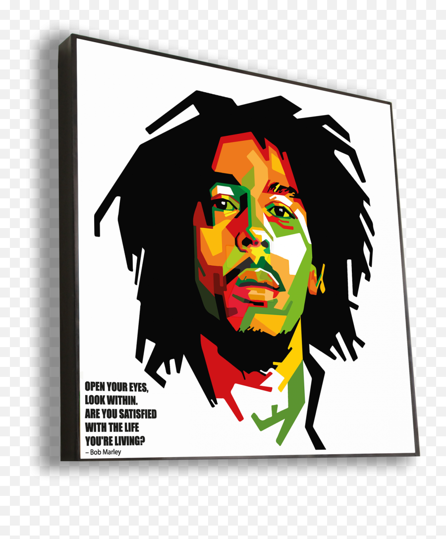 Transparent Background Cute Couple - Pop Art Bob Marley Painting Emoji,Bob Marley Emoji