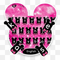 Pink Cute Bowknot Keyboard Theme - Girly Emoji,Cute Friend Emoji Themes