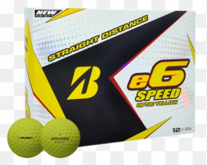 Bridgestone E6 Speed Yellow Golf Balls - Personalized Emoji,Sport Balls Emojis