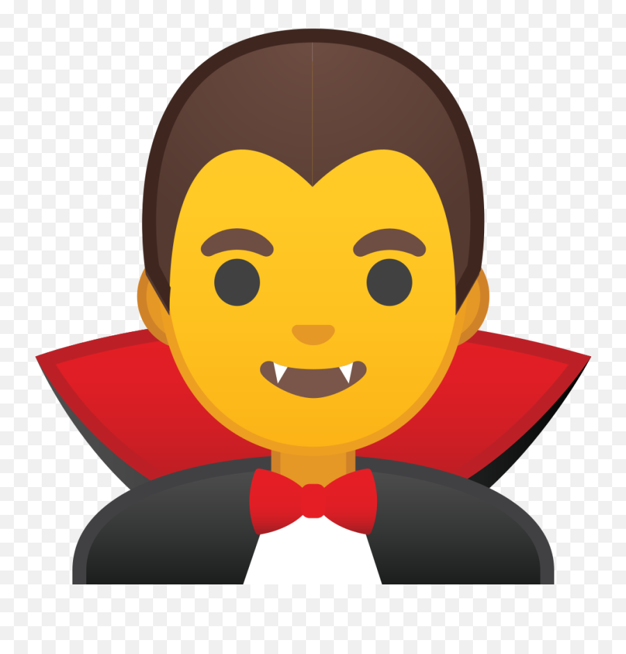 Man Vampire Emoji Clipart - Dracula Emoji Png,Zombie Emoji Android