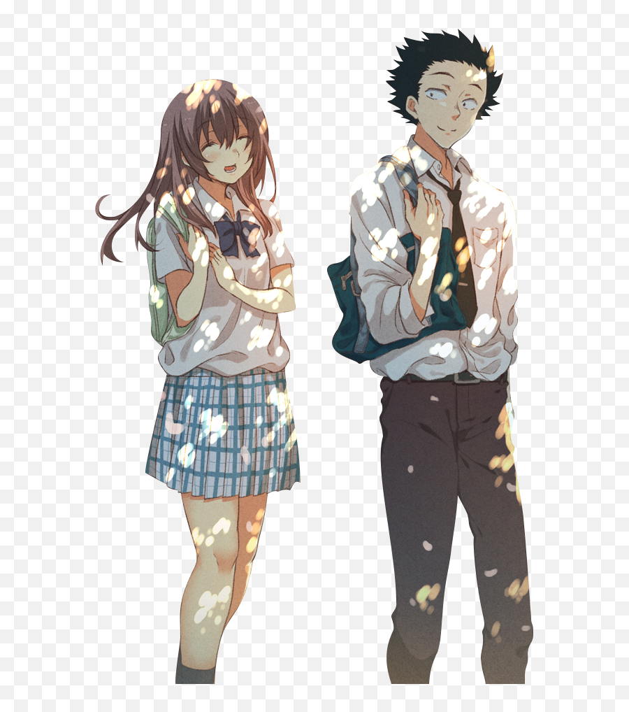 Just Finished The Movie Felt Like This - Shoya Ishida And Shouko Nishimiya Png Emoji,Anime Emotion Empty