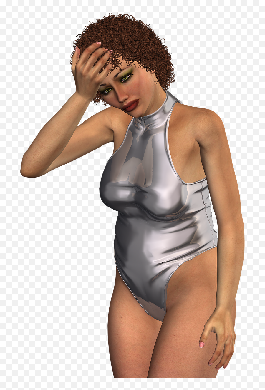 Sad Person Woman - Sad Person Transparent Full Body Emoji,Emotion Person Of A Sad Person