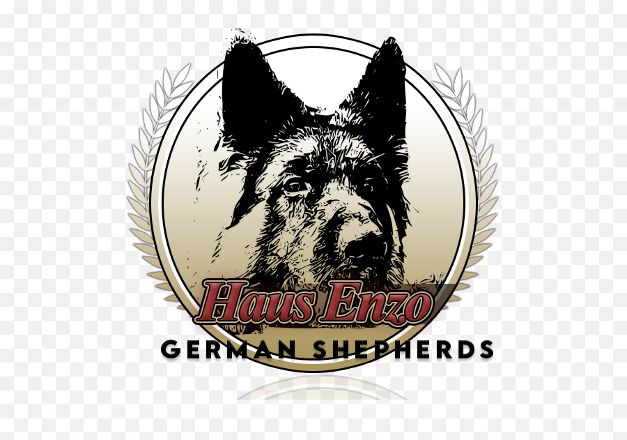 Haus Enzo German Shepherds - German Shepherd Breeders Logos Emoji,German Shepherd Dog Barking Emoticon