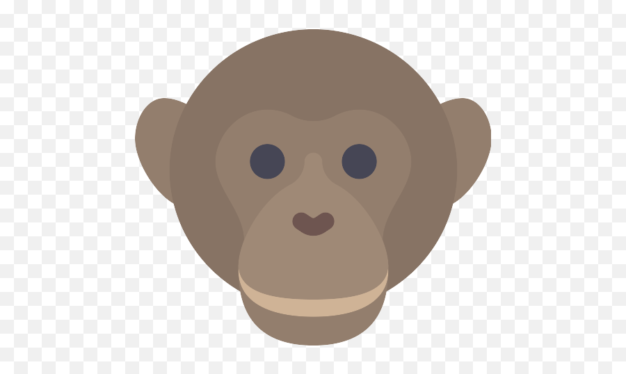 Chimpanzee Vector Svg Icon - Free Icon Chimpanzee Emoji,Chimp Overcome With Emotion