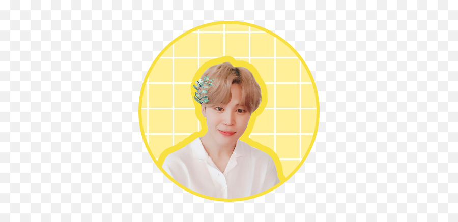 Jimin Yellow Bts Profile Sticker - Park Jimin Jimin Bts Emoji,Jimin Bts Emojis