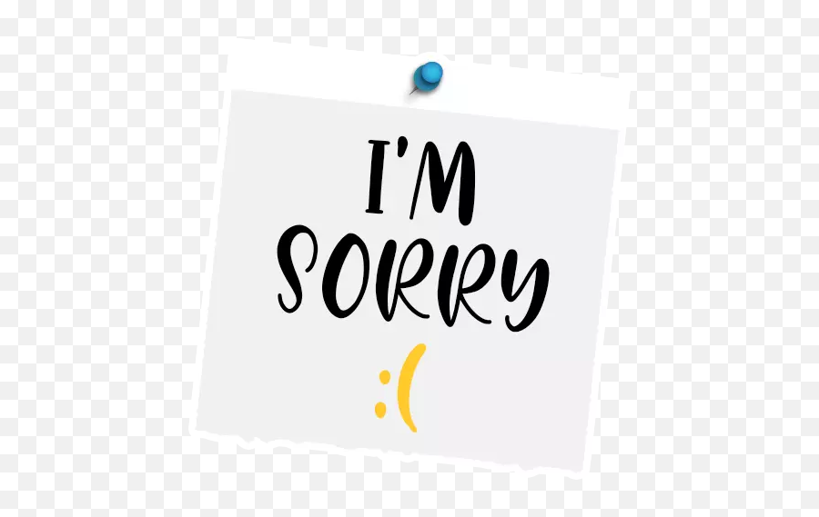 Sorry By You - Sticker Maker For Whatsapp Emoji,I'm Sorry Emojis