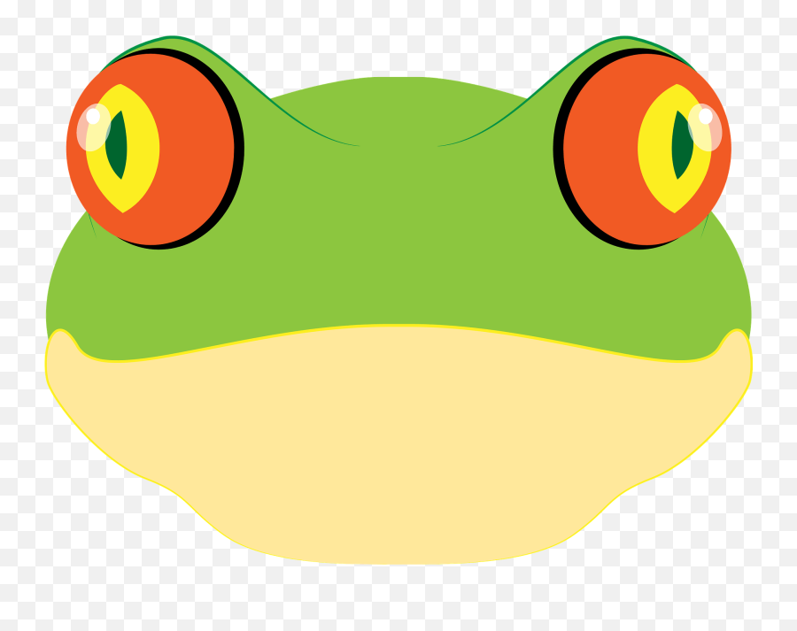 Tree Frog Face Clipart Free Download Transparent Png - True Frog Emoji,Frog Emoji