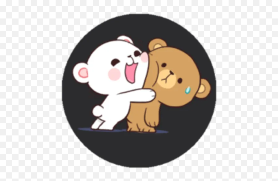 Milk Bear By You - Sticker Maker For Whatsapp Emoji,Cute Milk Emoji