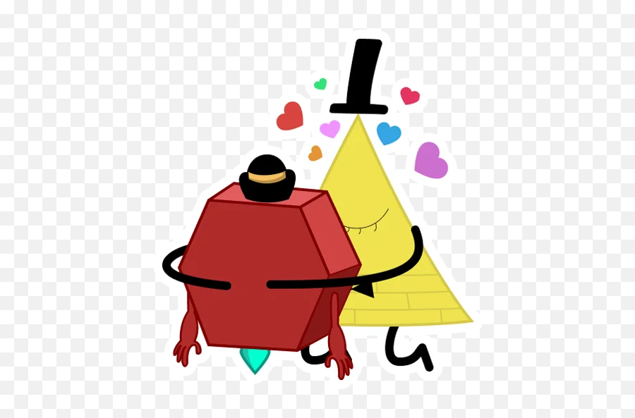 Telegram Sticker From Bill Cipher Pack Emoji,Dorito Emoji