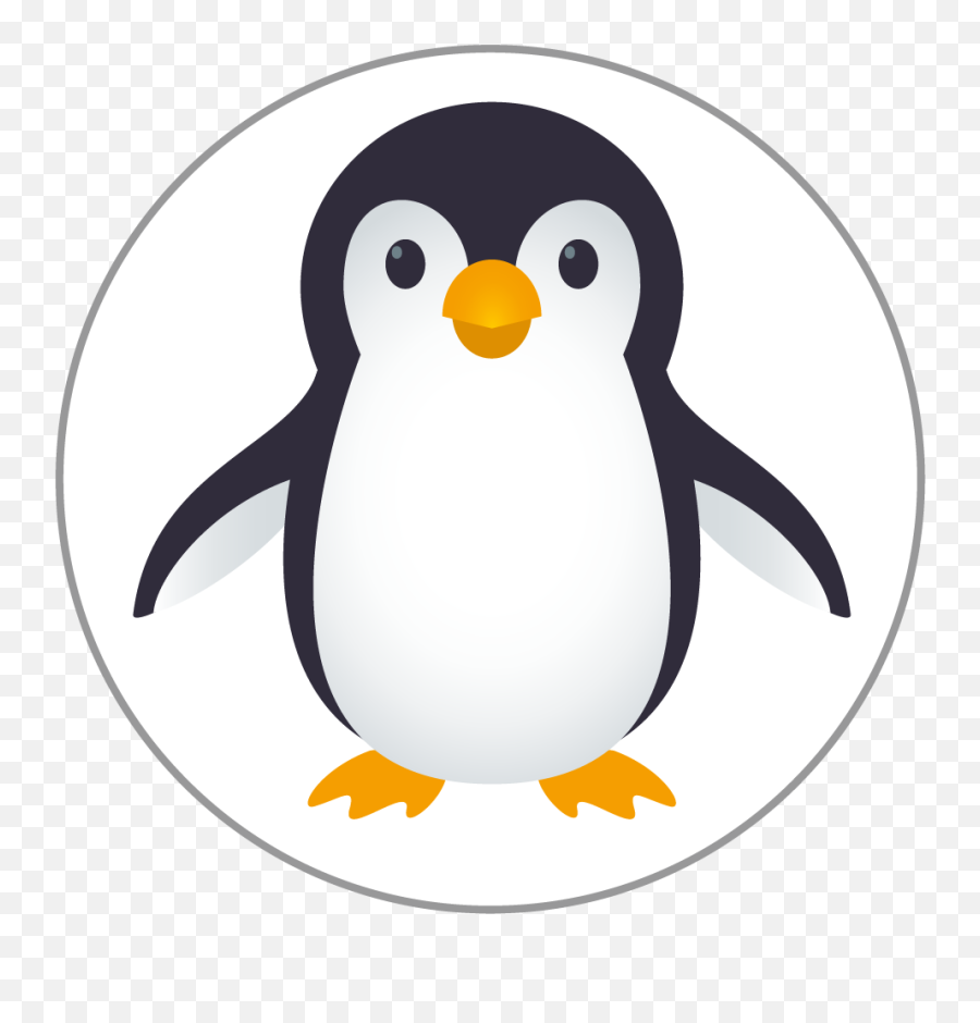 Penguin Emoji 25mm Centre Disc,Trophie Emoji