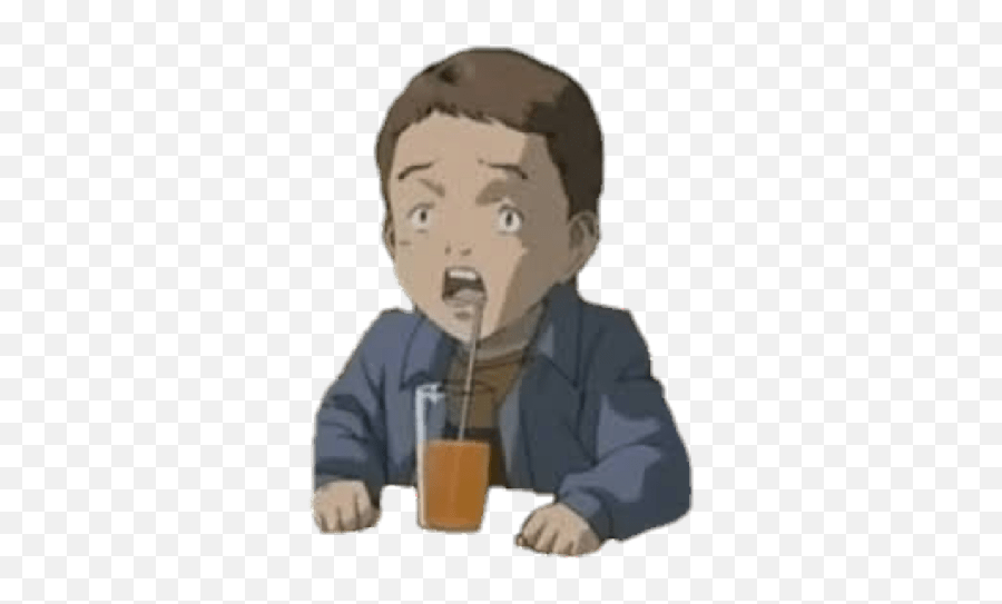 Monster - Anime Emoji,Chocolate Milk Emoji