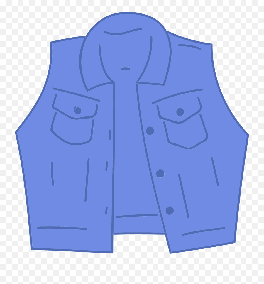 Vest Clipart - Sleeveless Emoji,Life Jacket Emoji