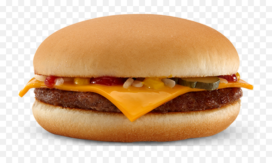 Cheeseburger Clipart Burger Mcdonalds Cheeseburger Burger - Mcdonalds Cheeseburger Transparent Emoji,Mcdonalds Happy Meal Emoji
