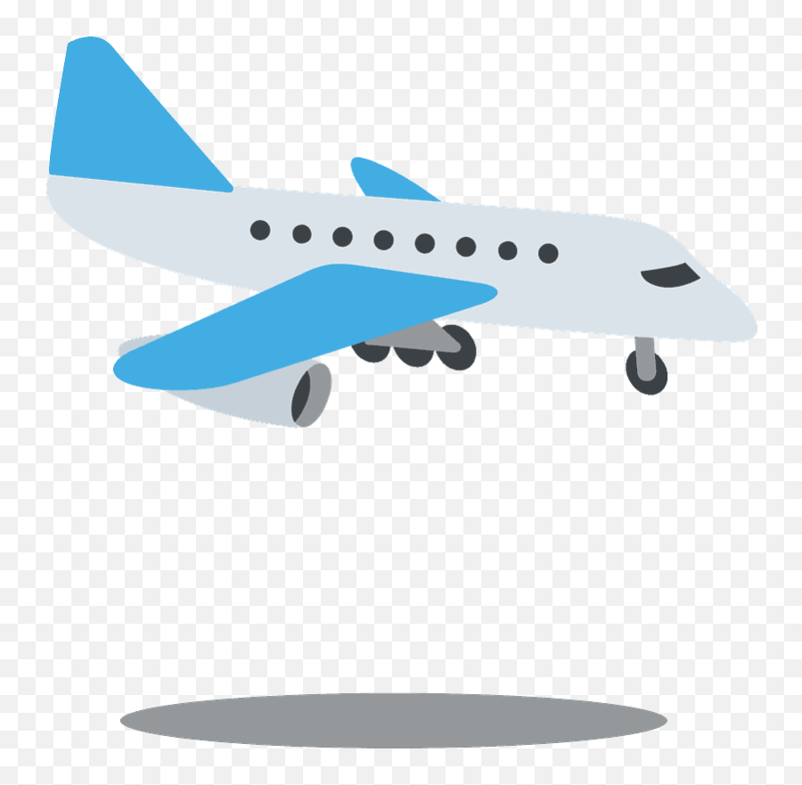 Airplane Arrival Emoji Clipart - Airplane Emoji Side,Emoji Avion