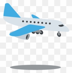 Airplane Arrival Emoji Clipart - Airplane Emoji Side,Emoji Avion