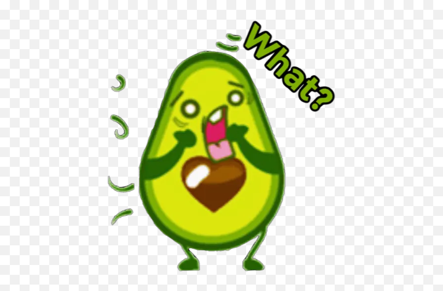 Aguacate Stickers Para Whatsapp - Aguacate Sticker Emoji,Emoji Bailando