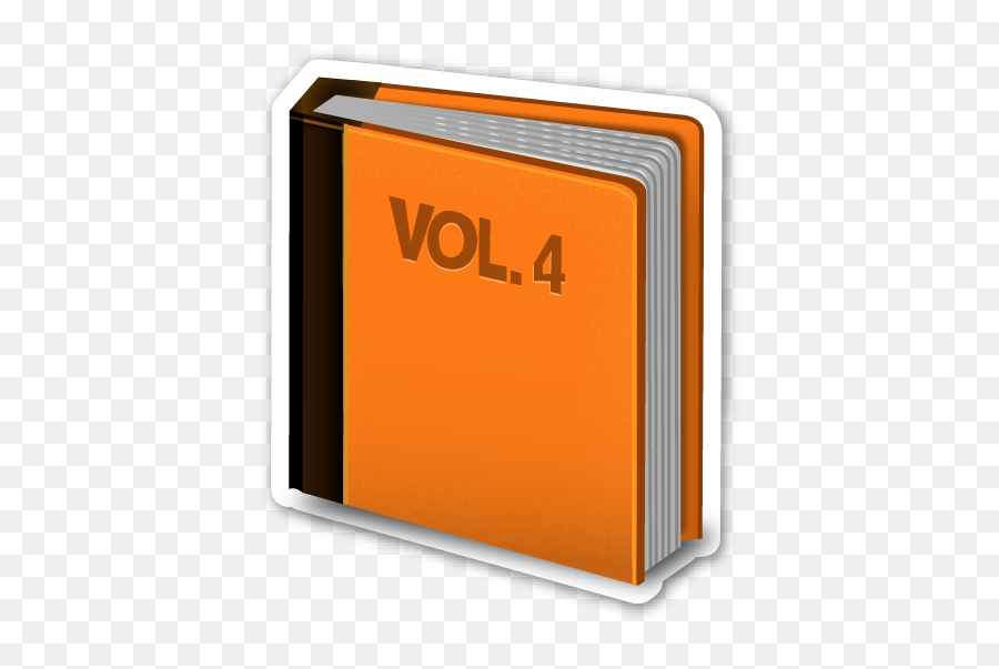 Download Svg Free Download Orange Book - Book Sticker Emoji Png,Orange Emoji