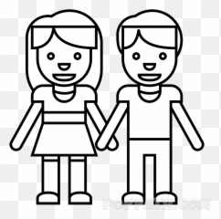 How To Draw A Man Woman Emoji - Easy Drawing Of The Wonan With Bunny Wars Emoji,How To Draw An Emoji