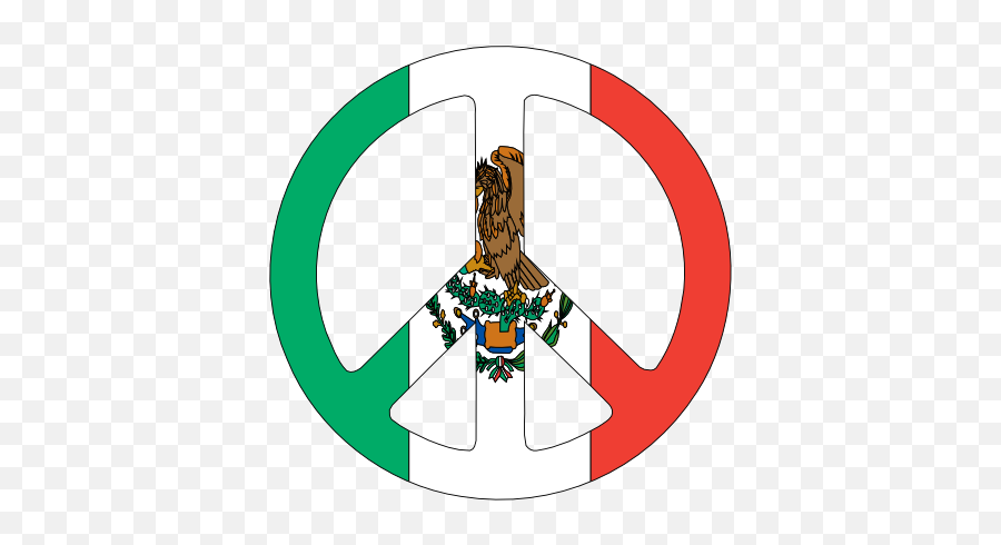 Mexico Flag Clip Art - Crest Png Download Full Size Peace Sign Emoji,Mexican Flag Emoji