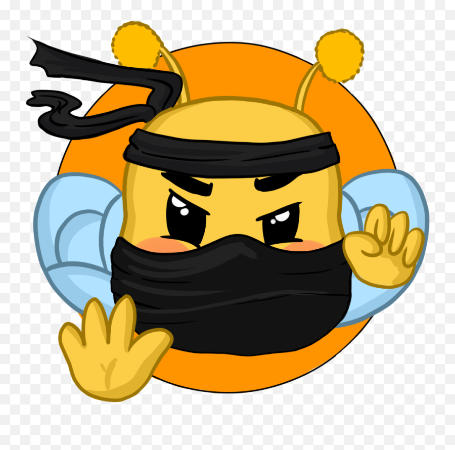 Ninja Emobee Cute Bee Kitty Todays Birthday - Fictional Character Emoji,Juggler Emoji