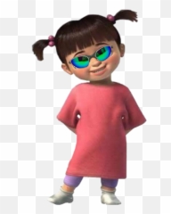 Maloqueira Sticker - Boo Monsters Inc Shirt Emoji,Pigtail Emoji