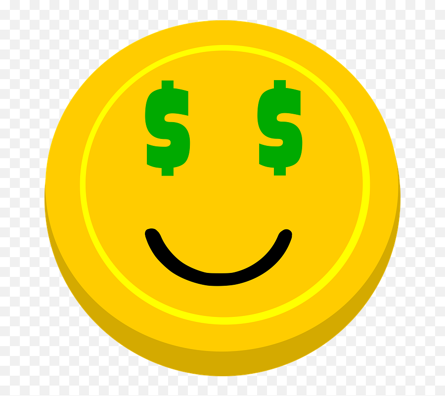 Moneta Ridere Gioco Coin - Wide Grin Emoji,Emoticon Ridere A Crepapelle