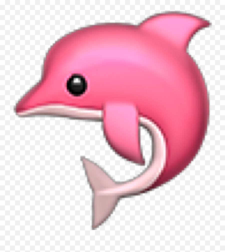 Pink Dolphin Pinkdolphin Sticker - Cute Pink Dolphin Clipart Emoji,Dolphin Emoji